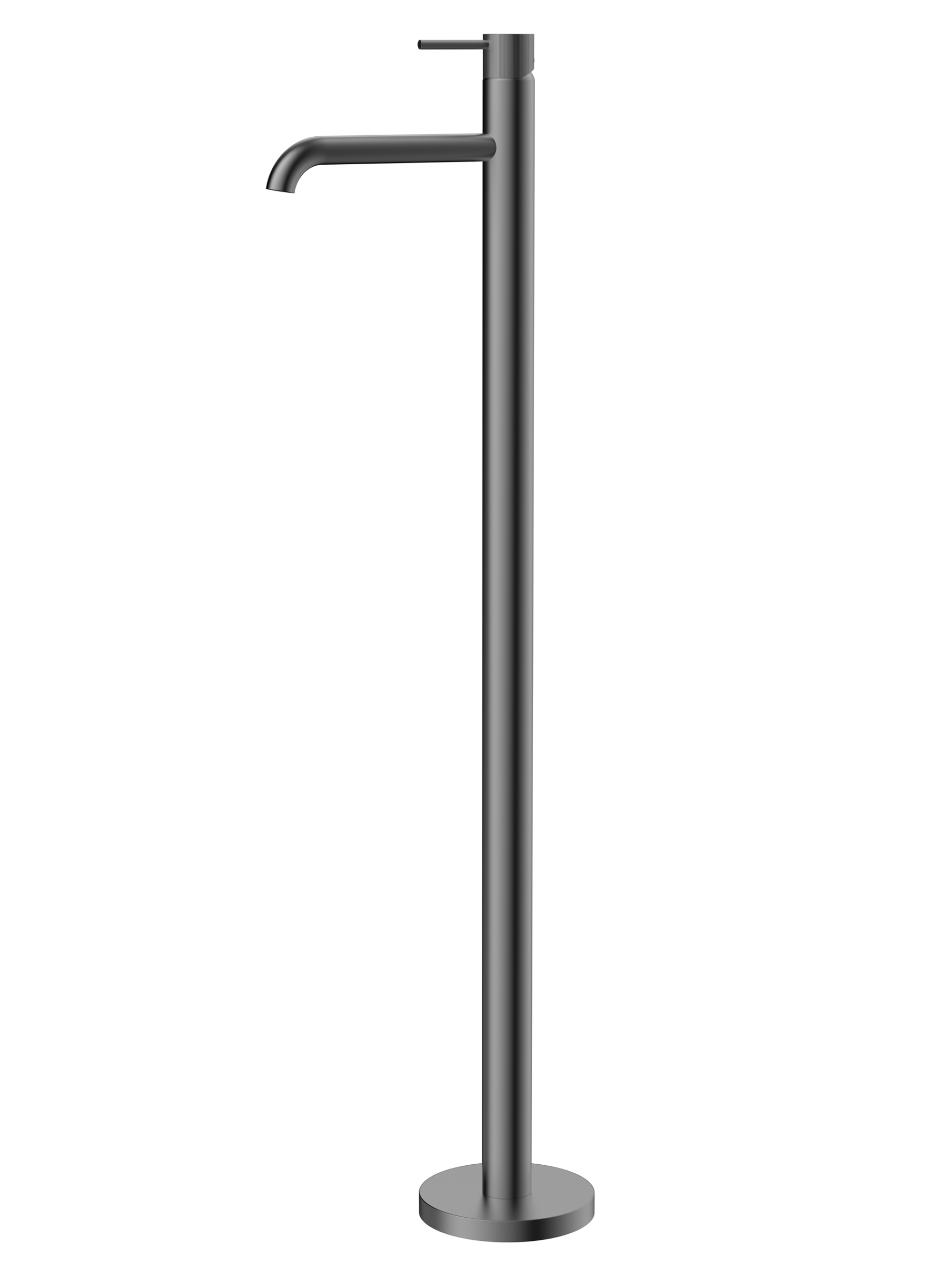 

Напольный смеситель для раковины AltroBagno Bilancia 010305GM оружейная сталь