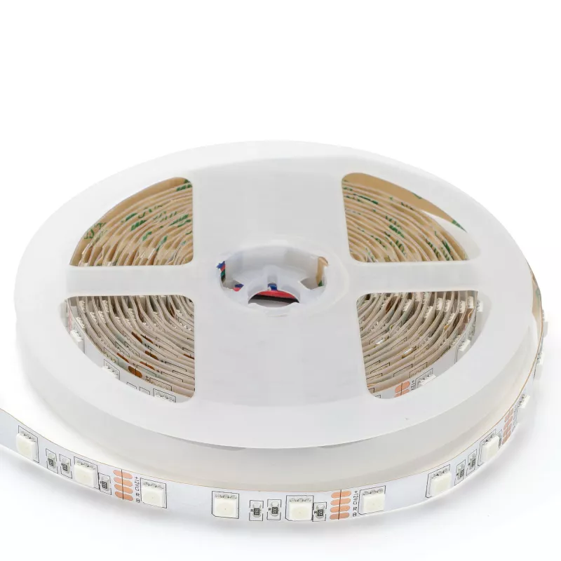 

Комплект светодиодной ленты Apeyron 12В 14.4Вт/м smd 5050 60 д/м IP20 5 м RGB (блок, коннектор, контроллер) 10-33