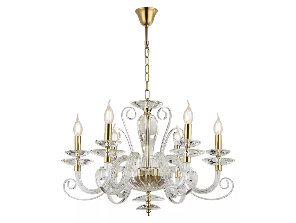 

Подвесная люстра Newport Annabelle 8576/C gold polished М0070810