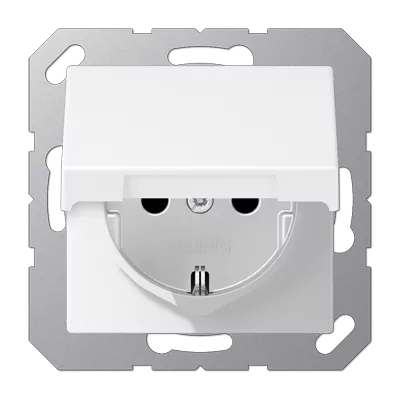 

Розетка штепсельная Schuko Jung A1520BFKIKLWWM