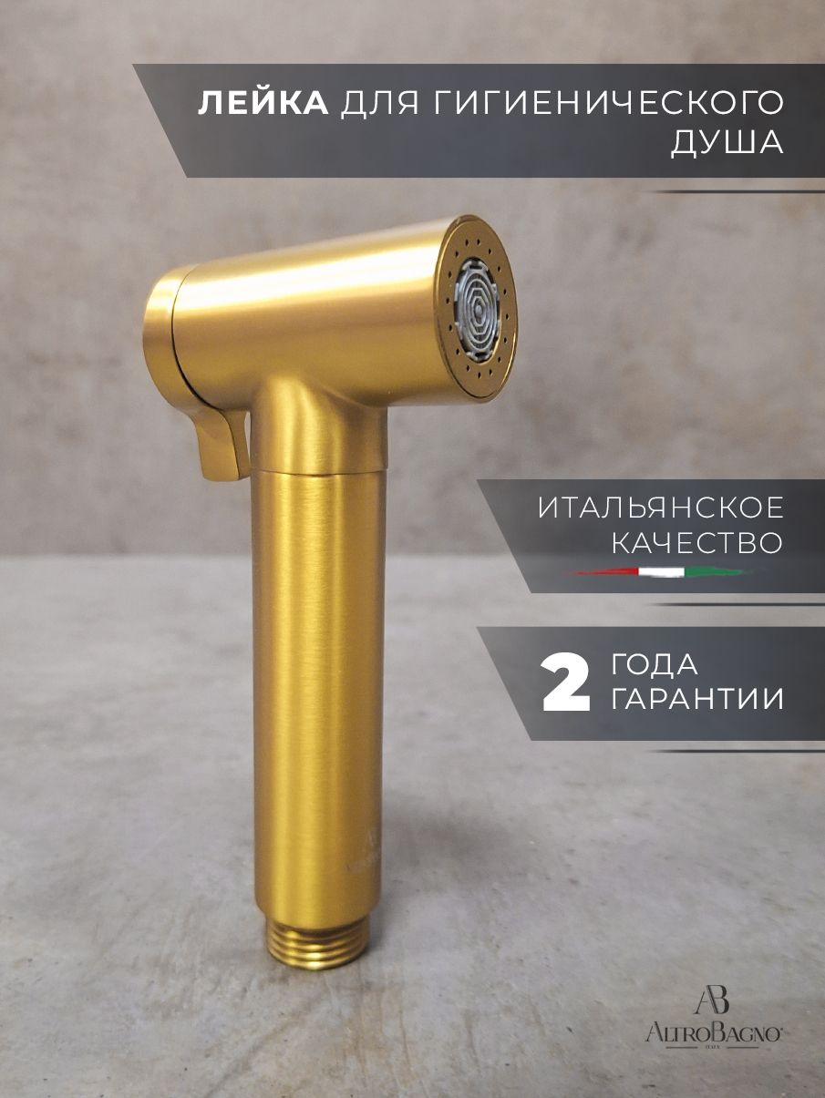 Гигиенический душ AltroBagno Modern AltroBagnoModern060206BG матовое золото 3010₽