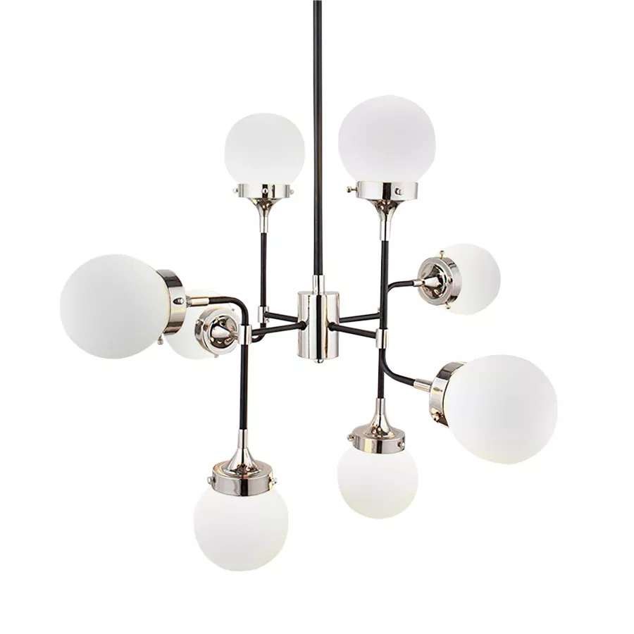 

Подвесная люстра Delight Collection Bistro Globe KG0521P-8W