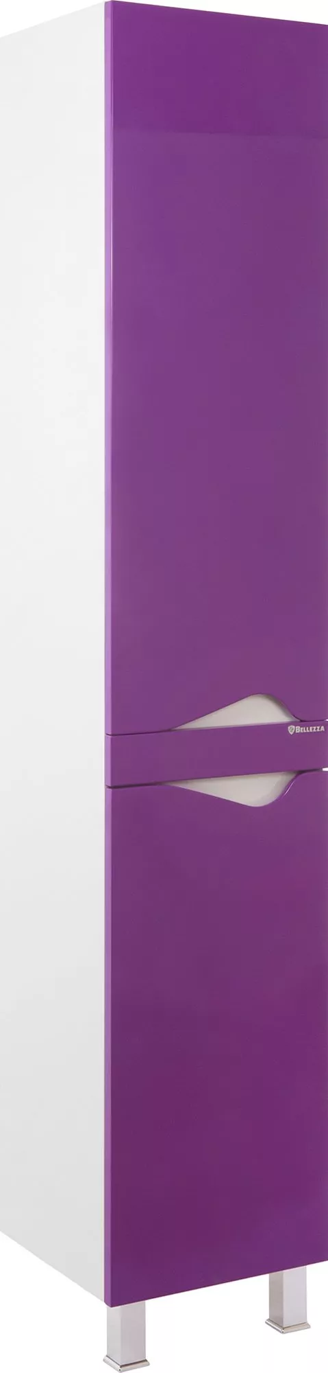 Шкаф-пенал Bellezza Эйфория 35 L фиолетовый, цвет белый 4629104002411 - фото 1