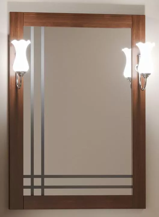 Зеркало Сакура 60, цвет свет.орех, левое Z0000010822 - фото 1