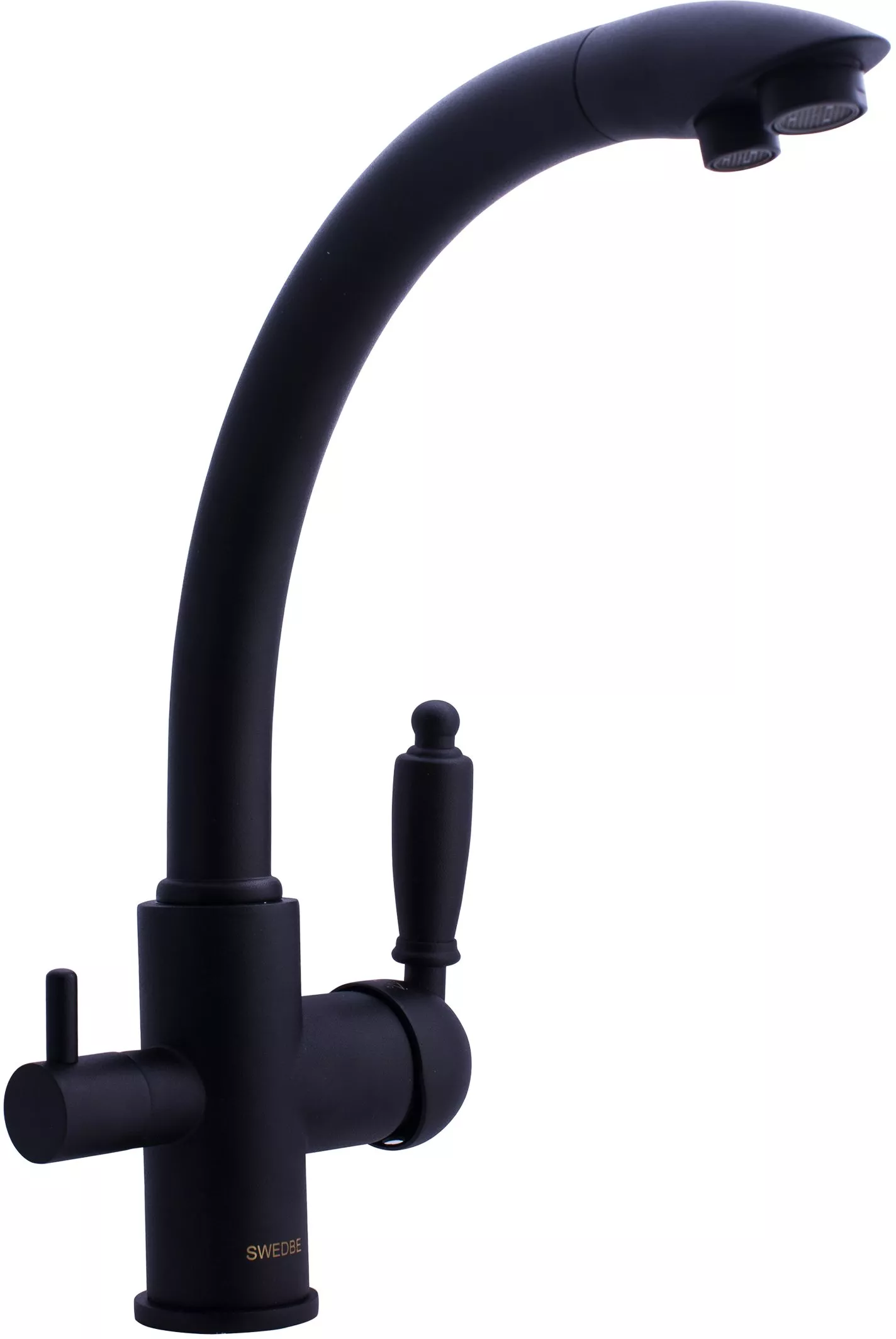 

Смеситель для кухни Swedbe Selene Plus 8045 черный матовый