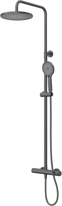 

Душевая стойка Cezares Relax RELAX-CD-NOP со смесителем, матовый черный