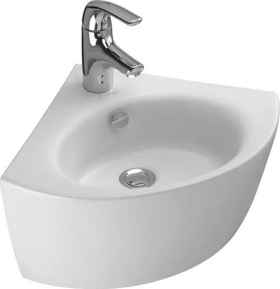 

Раковина Jacob Delafon Ove E1566 угловая, Белый