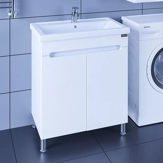 

Тумба с раковиной напольная Санта Лондон 70 белый