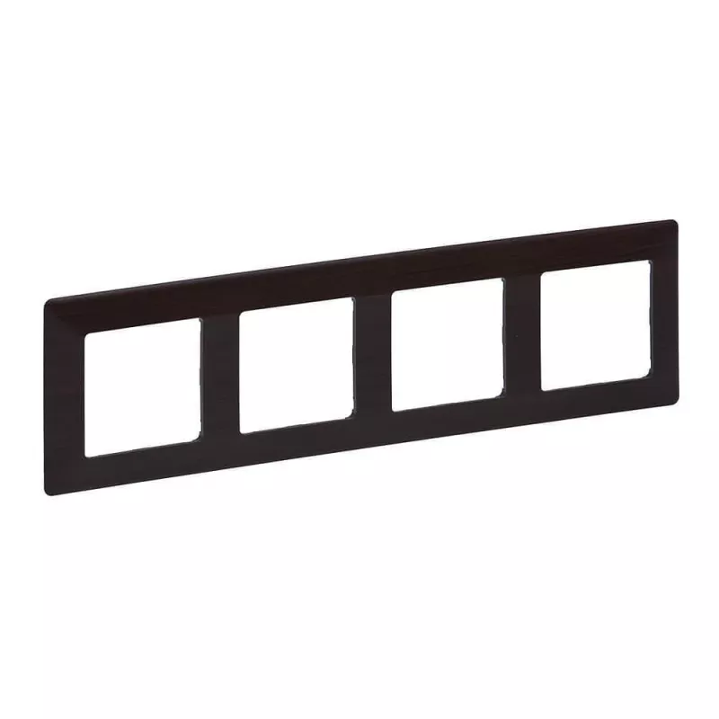 

Рамка 4-постовая Legrand Valena Life Темное дерево 754174