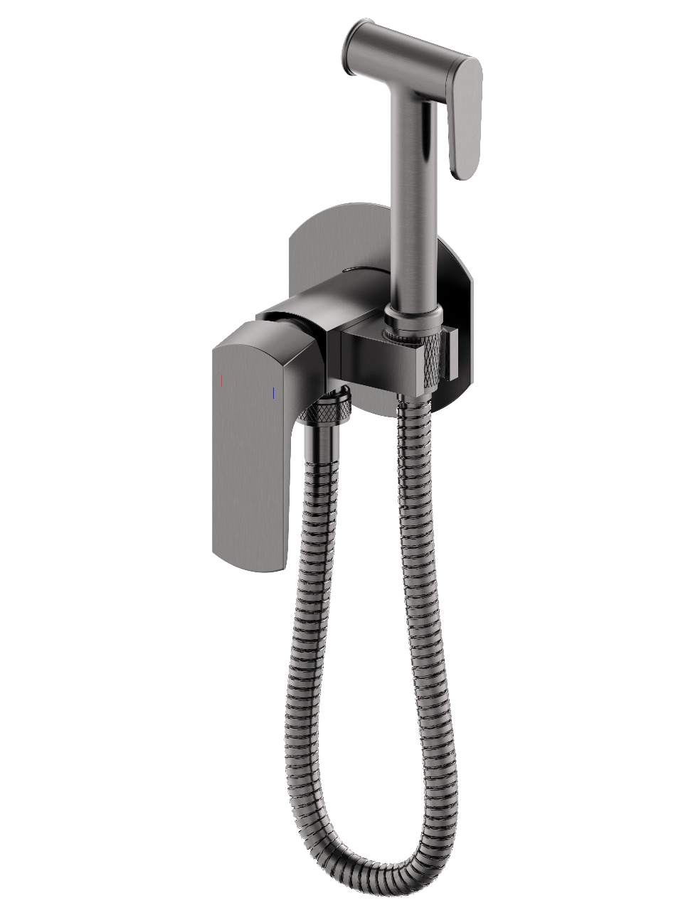 

Гигиенический душ Wonzon & Woghand WW-88829031-BGM со смесителем, темный графит