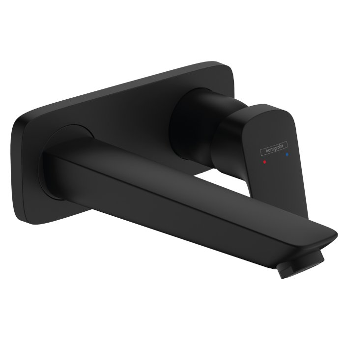 

Смеситель для раковины HANSGROHE Logis 71220670, внешняя часть, матовый черный