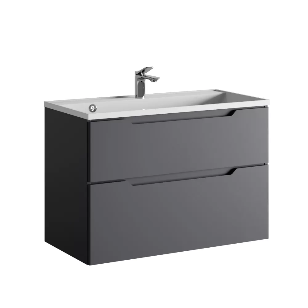 

Тумба Wector 90 подвесная белая