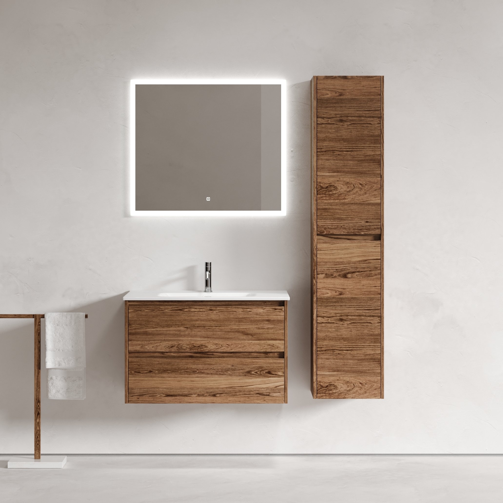 Мебель для ванной комнаты Sancos Libra 80 см дуб чарльстон 64670₽