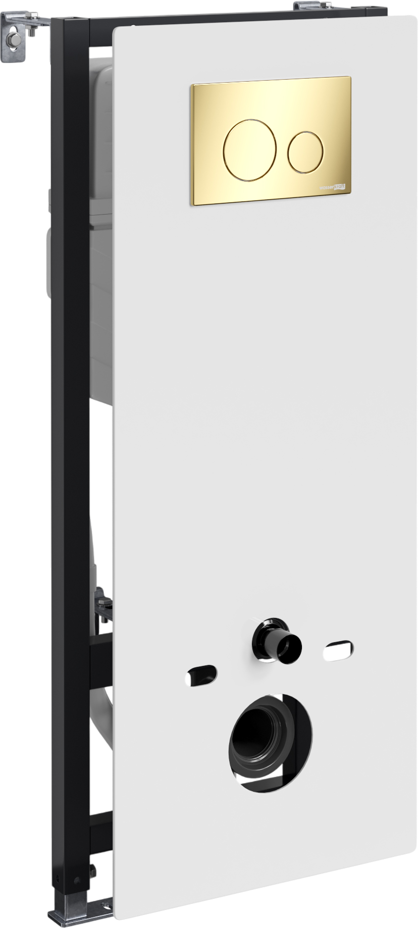 

Система инсталляции для унитазов Wasserkraft Abens 20TLT.010.ME.WH.PG02 с кнопкой смыва золото