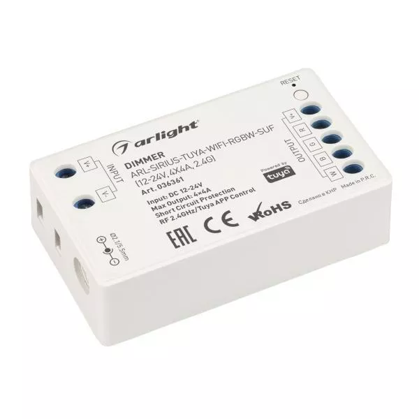 

Диммер Arlight ARL-Sirius-Tuya-WiFi-RGB-Suf 036361