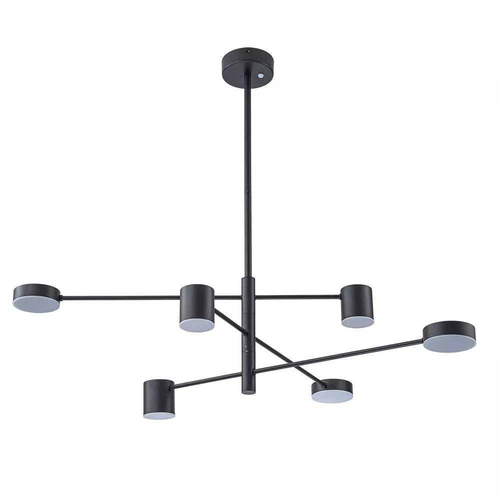 

Люстра на штанге Arte Lamp STANLEY A2476PL-40BK