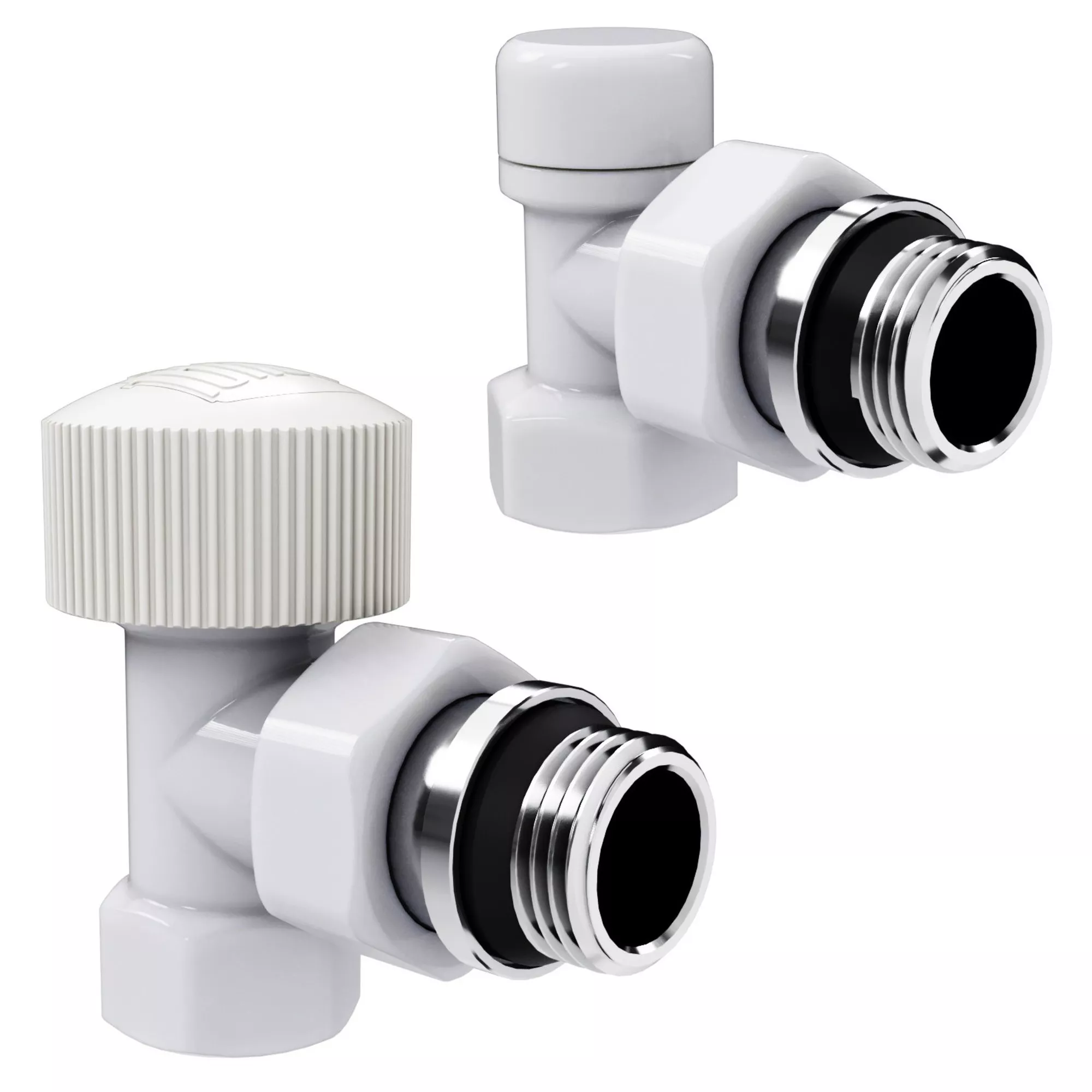 

Набор термостатический угловой Royal Thermo Design 1/2М30х1,5 (Белый)