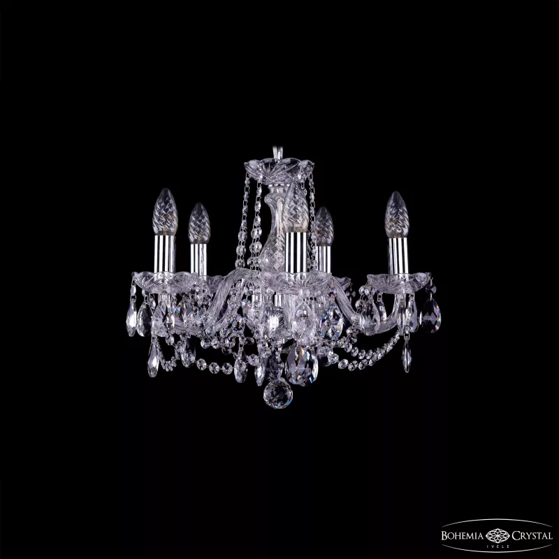 

Подвесная люстра Bohemia Ivele Crystal 1402/5/141 Ni