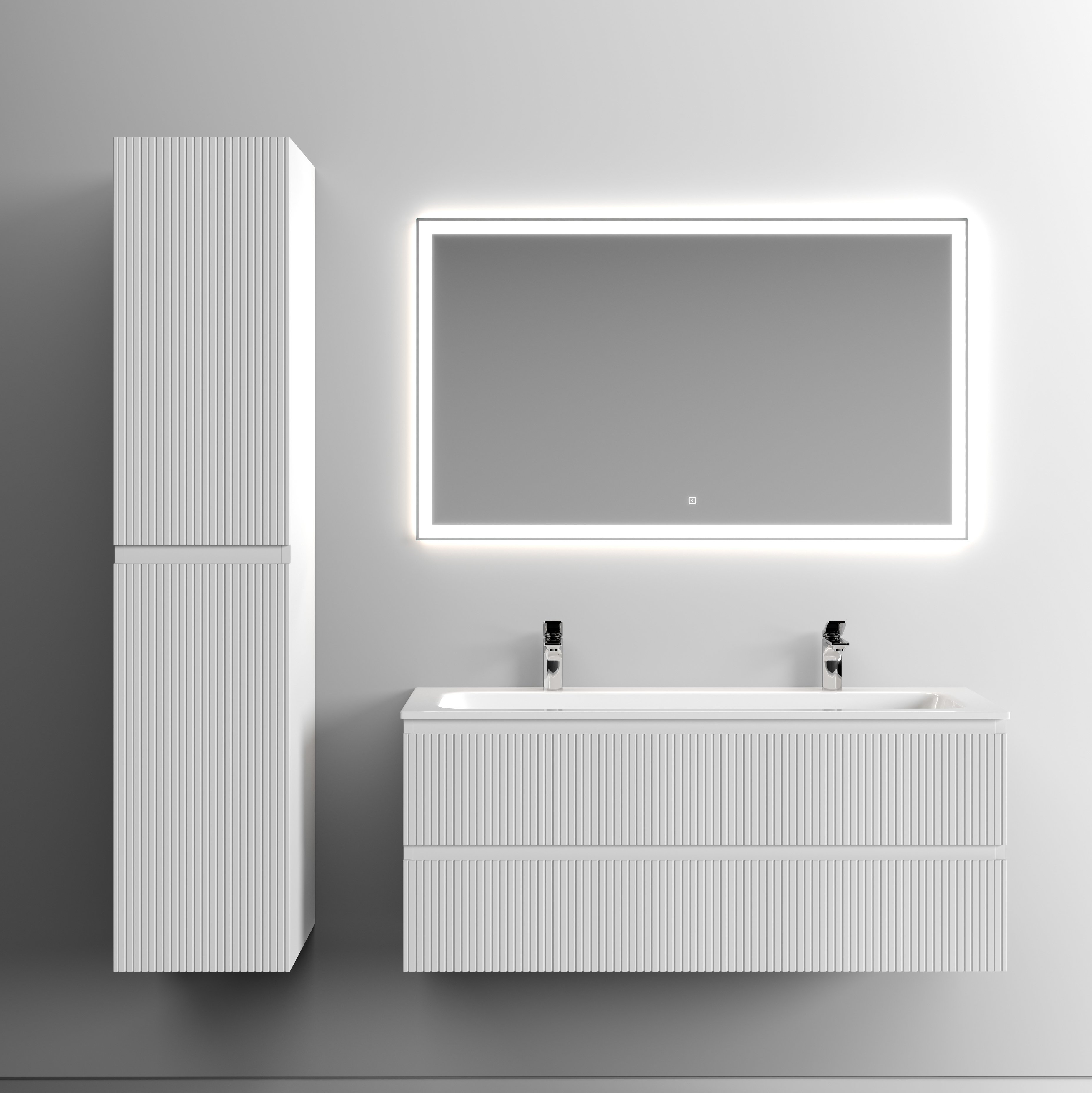 

Мебель для ванной комнаты Sancos Snob T 120 см, bianco, раковина CN7016