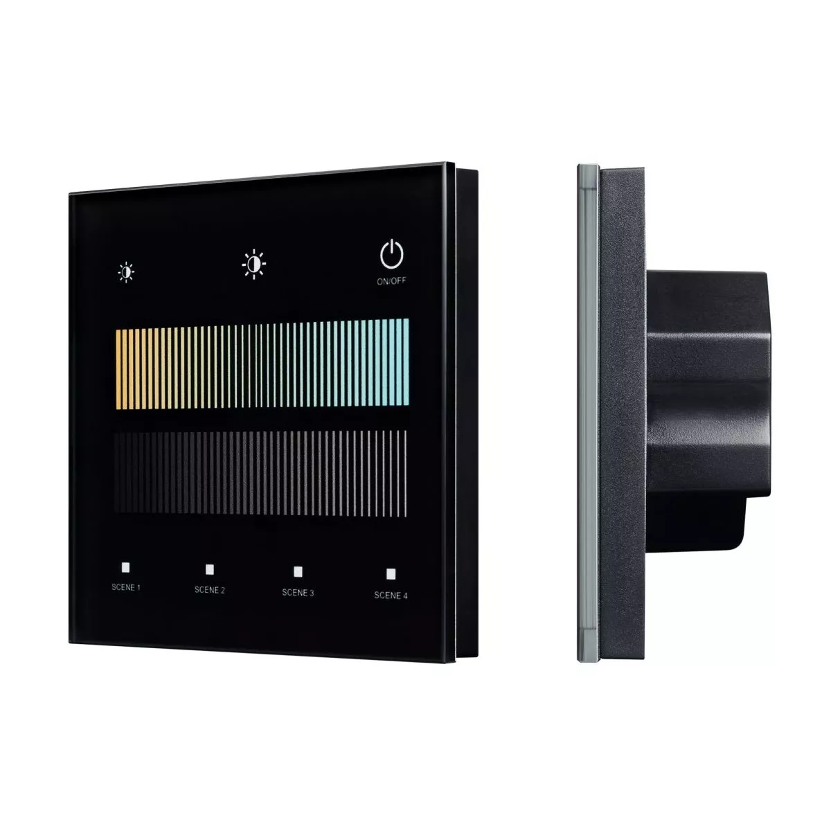 

Сенсорная панель Arlight SMART-DALI-301-11-1G-4SC-MIX-IN Black (BUS/24V, Touch, 2.4G) 046550