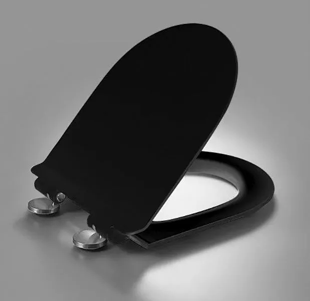 Сиденье для унитаза Esbano Garcia с системой микролифт, черный глянцевый (ZAESUPGARCB147) - фото 1