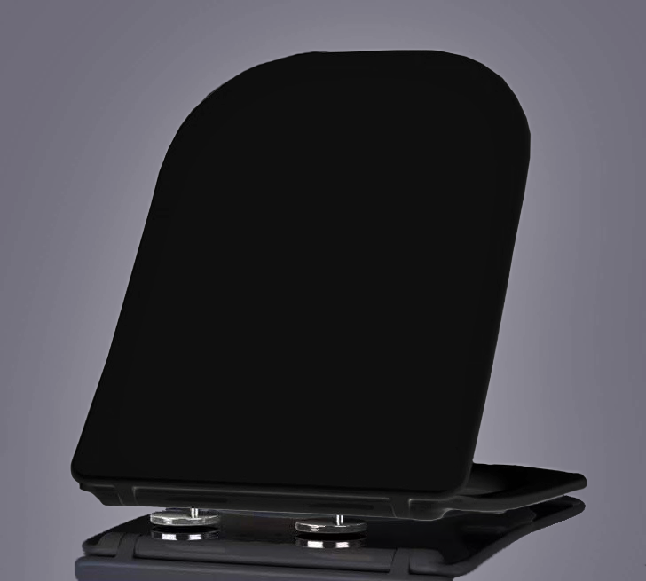 Сиденье для унитаза Esbano Gartez с системой микролифт, черный (ZAESUPGARTBM0801) - фото 1