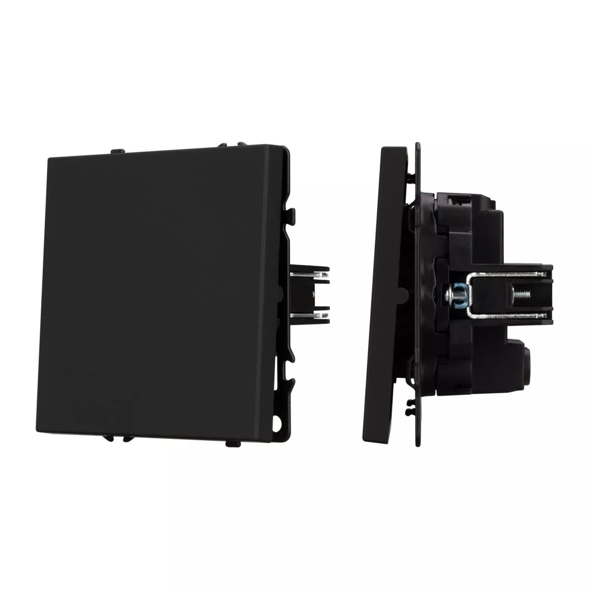 Выключатель перекрёстный 1 кл софт-тач черный оникс Arlight SWT-MKX1-SFPL-BK (250V, 10A) 054249(1)