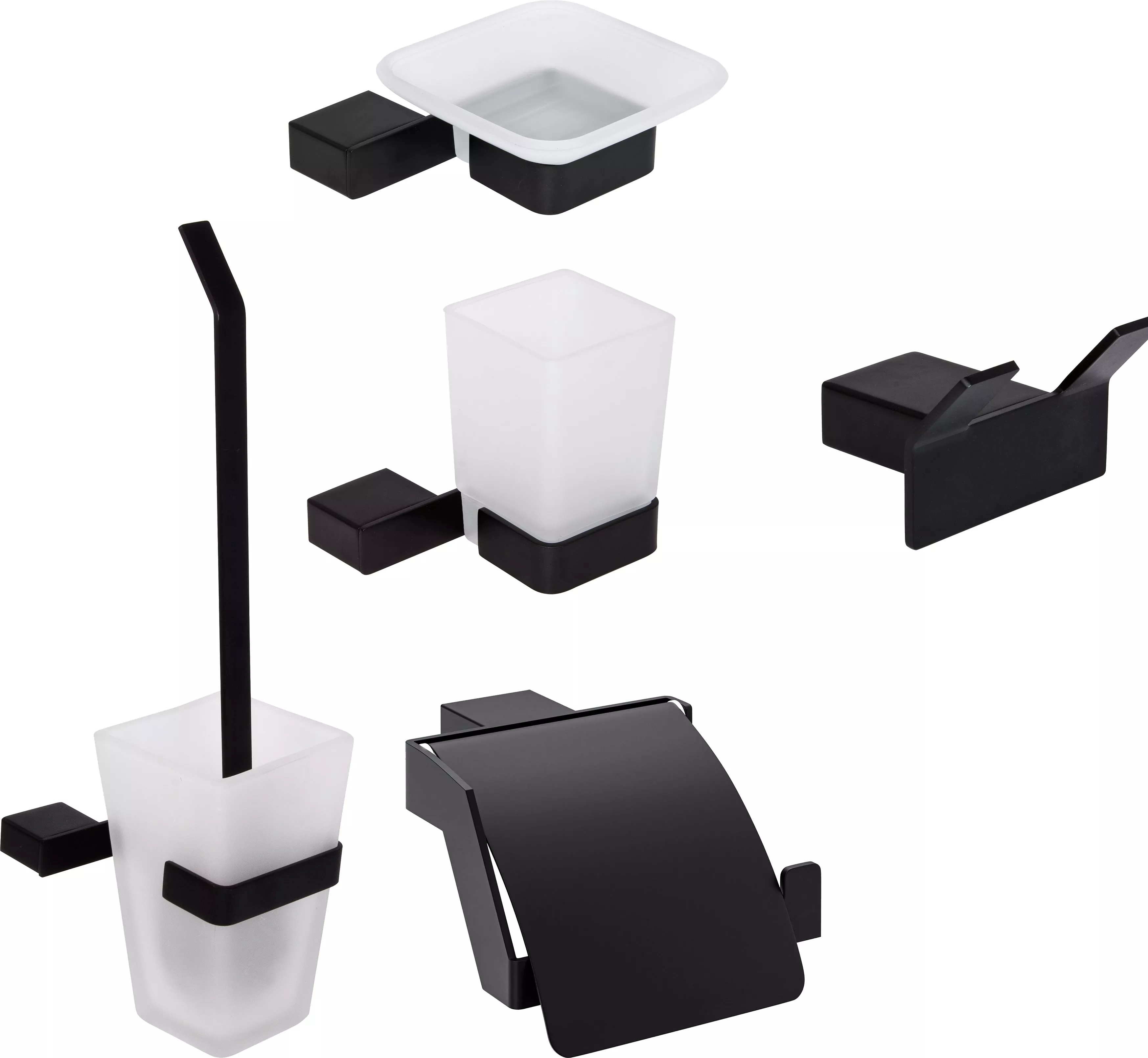 

Набор DECOR BANYO SS 304 Black SS304 6009 04 + SS304 005 04 + SS304 006 04 + SS304 007 01 04 + SS304 008 14