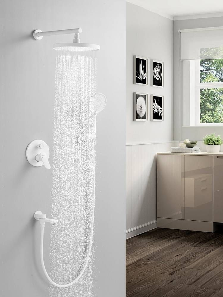 

Душевая система встраиваемая Shevanik S4335C, белый