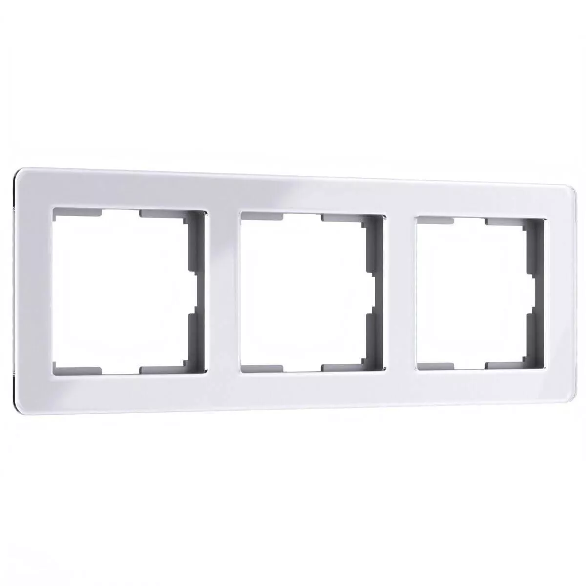 Рамка Werkel Acrylic на 3 поста белый W0032701 4690389184871