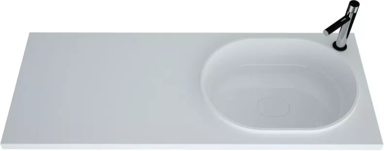Раковина над стиральной машиной Andrea Bruks R, цвет белый