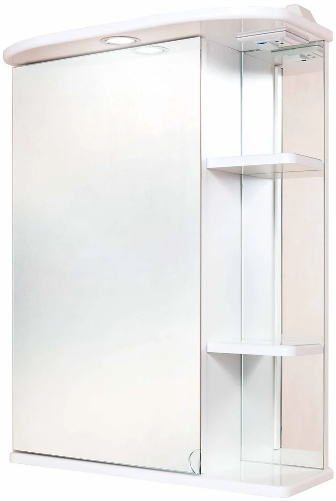 Зеркало-шкаф Onika Карина 60 L с подсветкой, белый (206009)