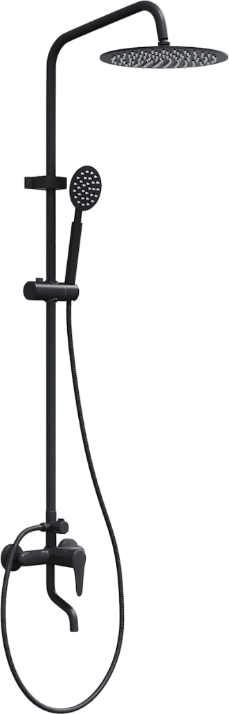 

Душевая стойка Teymi Iva T10226 черная матовая