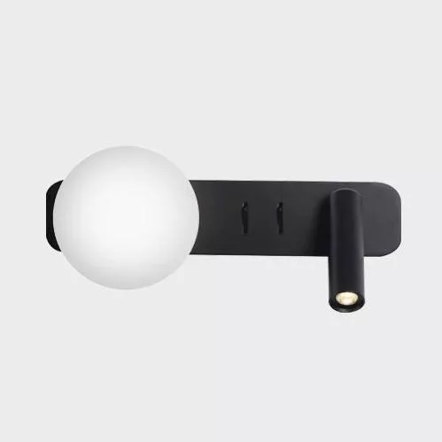 Бра с 2 лампами Бра Italline IT08-8024 black 3000K