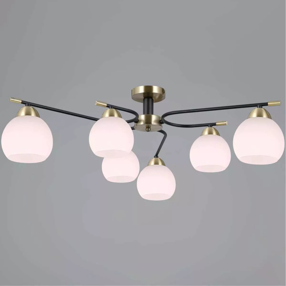 

Люстра Illumico IL0638-6CSQ-24 AB BK LIBRA