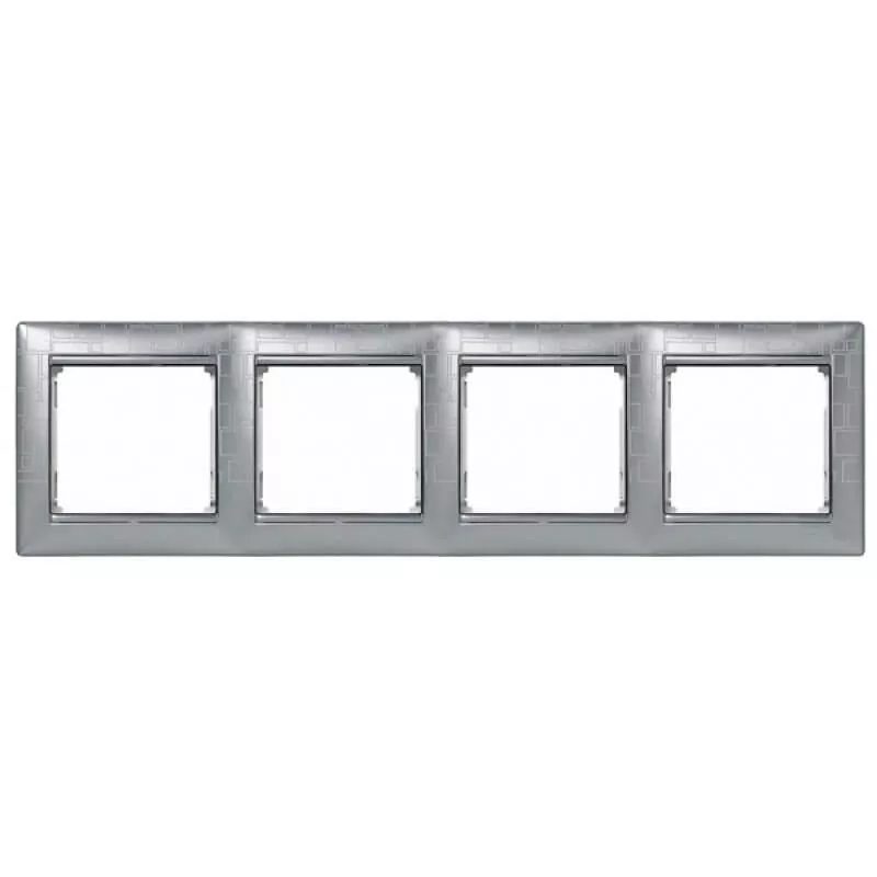 

Рамка 4-постовая Legrand Valena алюминий модерн 770344