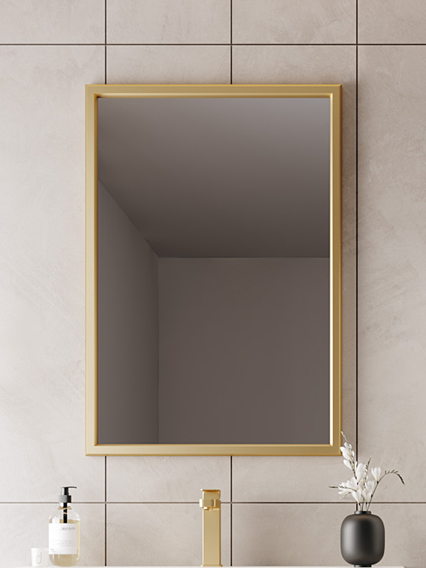 Зеркало ORKA Lodi 45 золото 9000₽