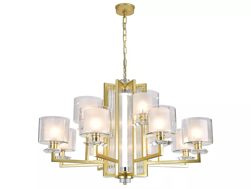 Подвесная люстра Newport 4408+4/C mat.gold М0071515