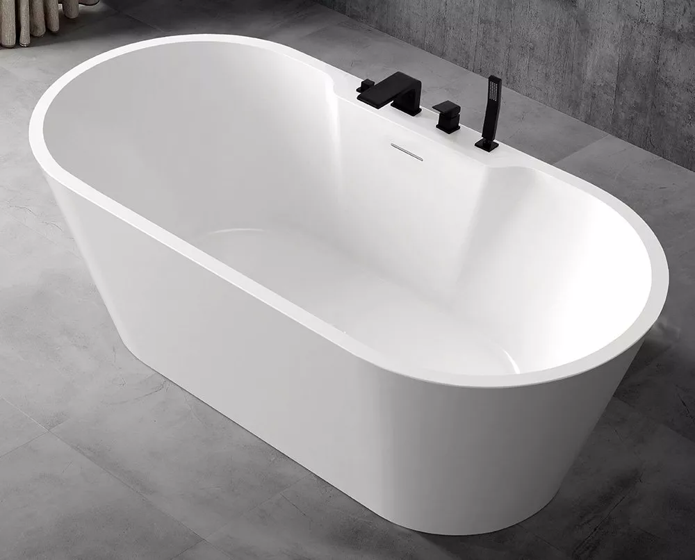 

Акриловая ванна Abber 170x80 AB9299-1.7 белая без гидромассажа