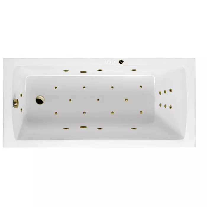 

Ванна акриловая Excellent Aquaria Ultra 170х75 с гидромассажем белый - бронза