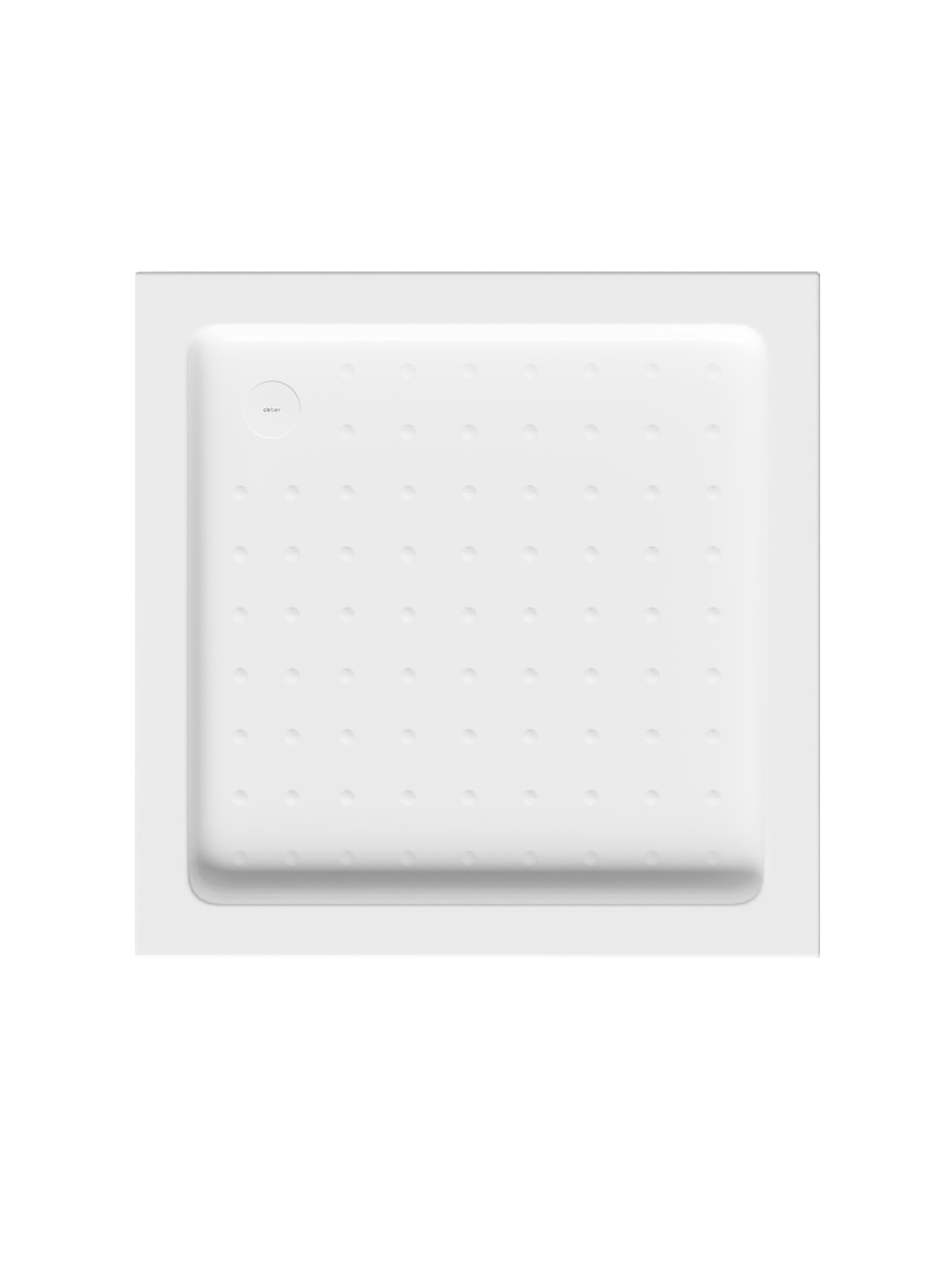 Поддон для душа Abber AD3D100 100х100 см квадратный белый 15400₽