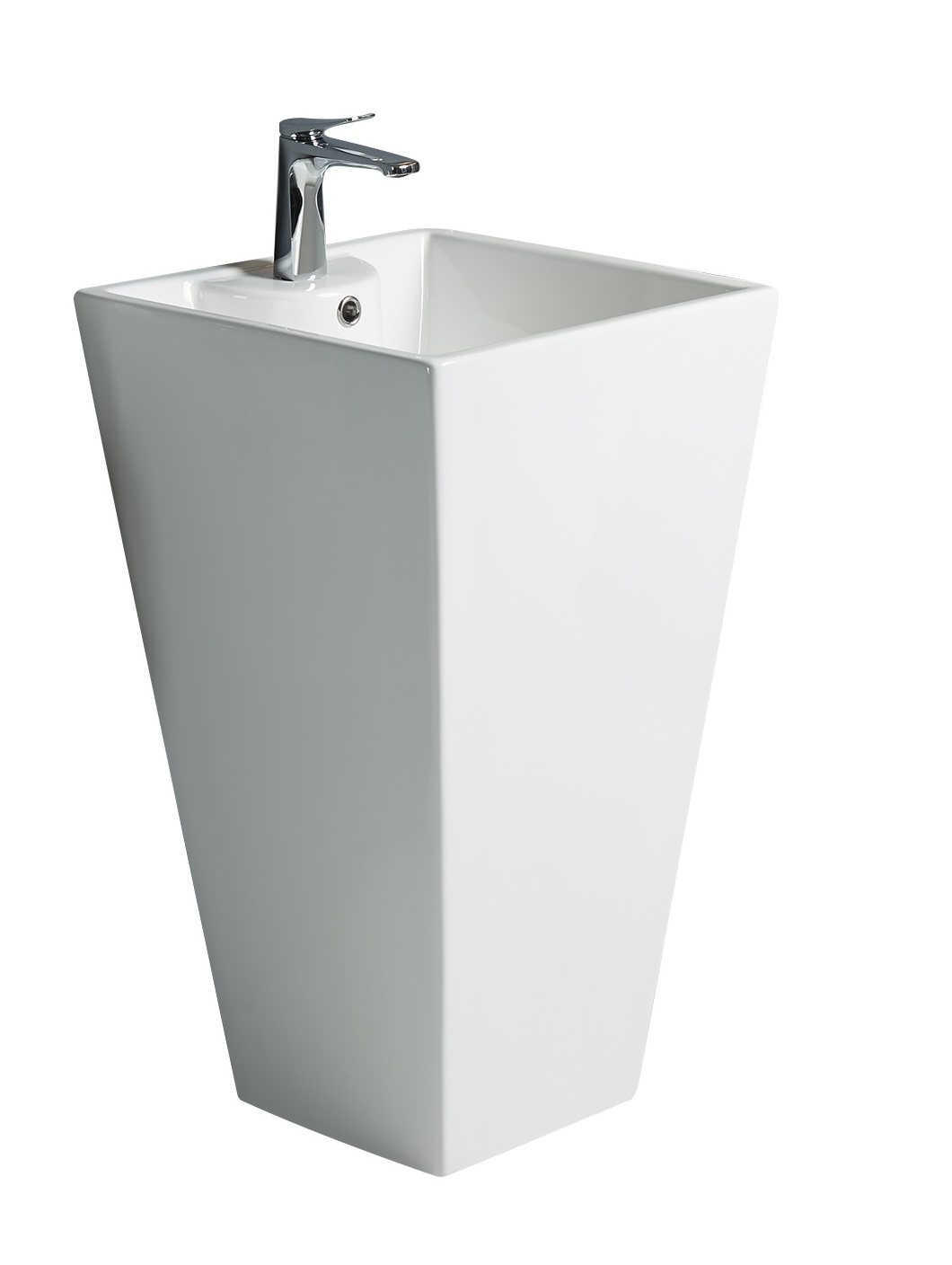 WW LEERBACH 4847 GL-WT Раковина напольная. 480х470х830 мм