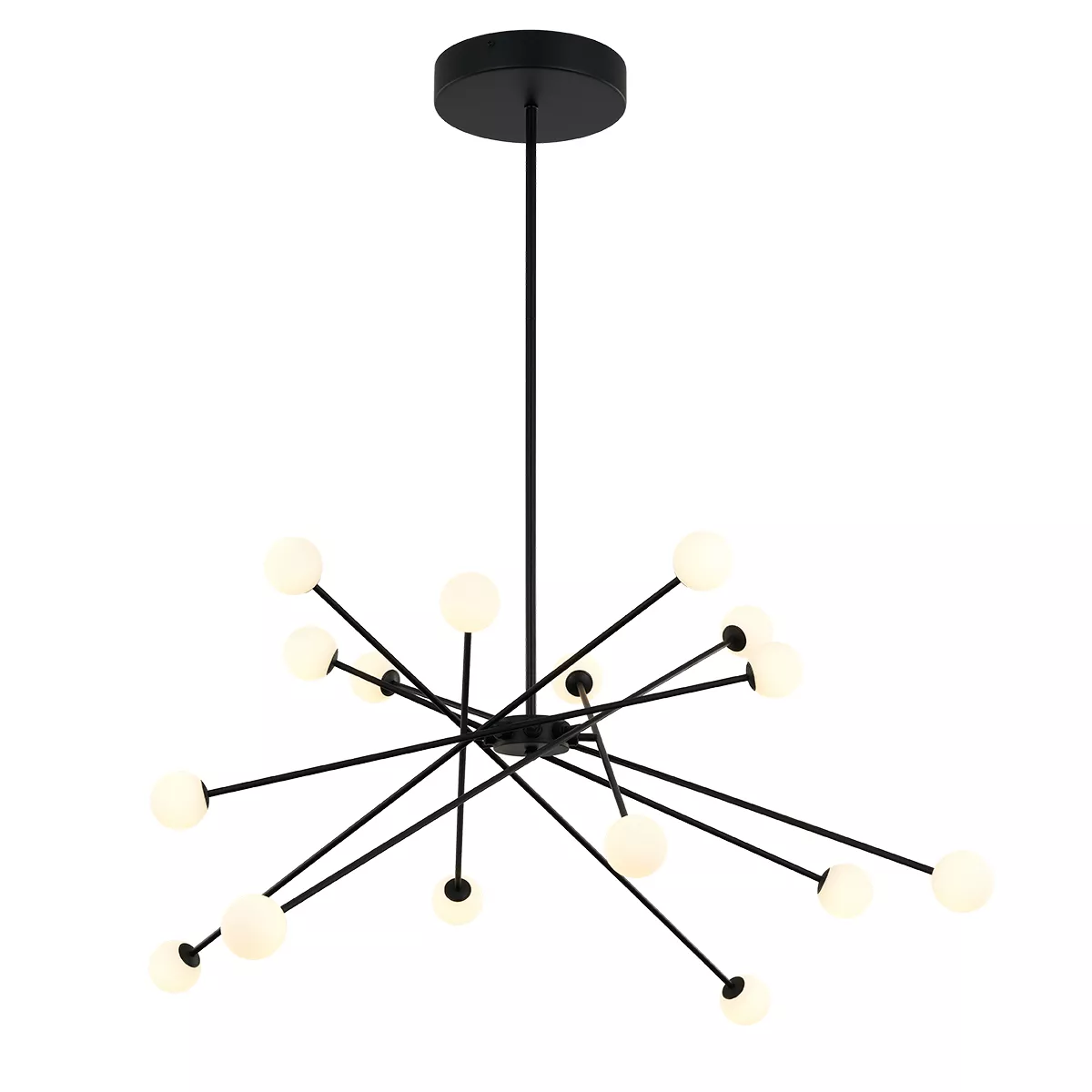 

Люстра на штанге DeLight Collection MD19001025-16A black