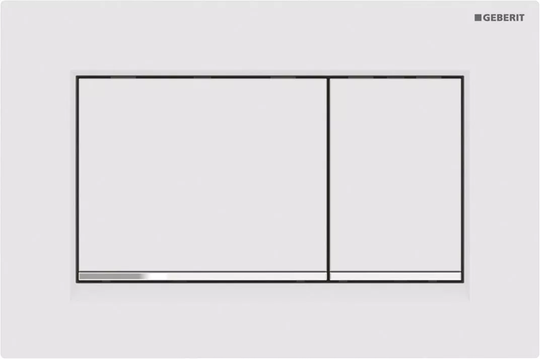 

Кнопка смыва Geberit Sigma 30 115.883.JT.1 белый матовый / хром глянцевый