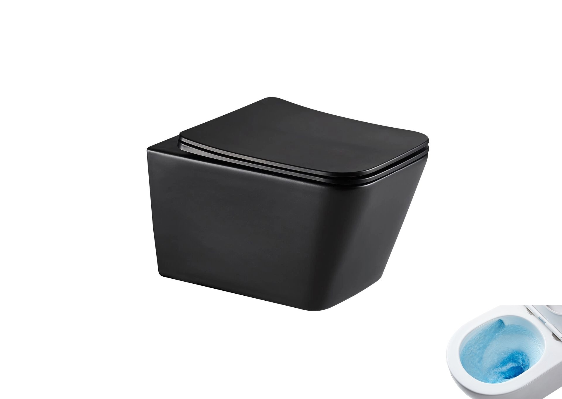 

Унитаз подвесной Gid Tr2143TF-BM