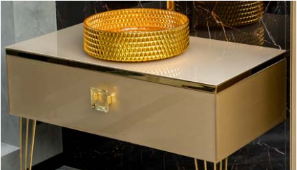 

Тумба под раковину Armadi Art Lucido 100 золото