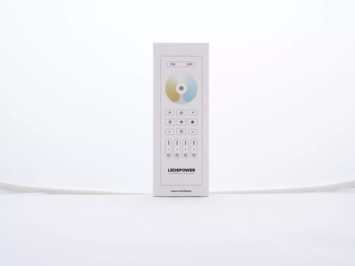 Пульт CCT на 4 зоны LEDS POWER RC02RF белый 006529