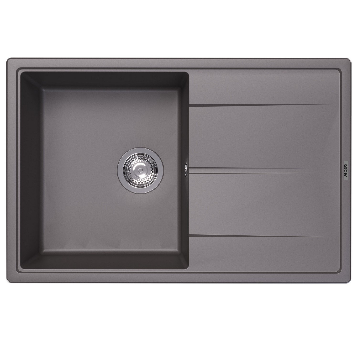Мойка кухонная Abber Quarz AQ2904G матовая серая 19400₽