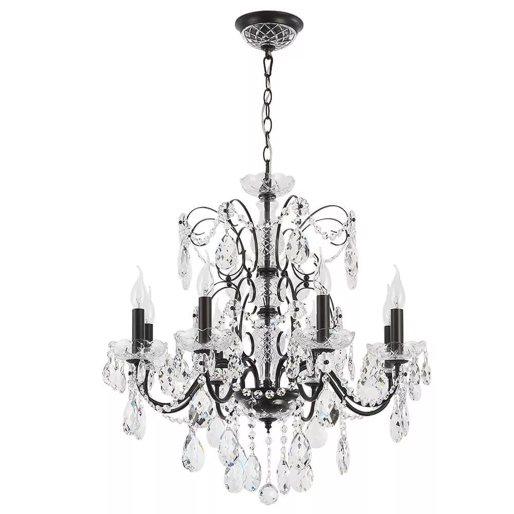 

Подвесная люстра Crystal Lux Odelis SP8 Brown