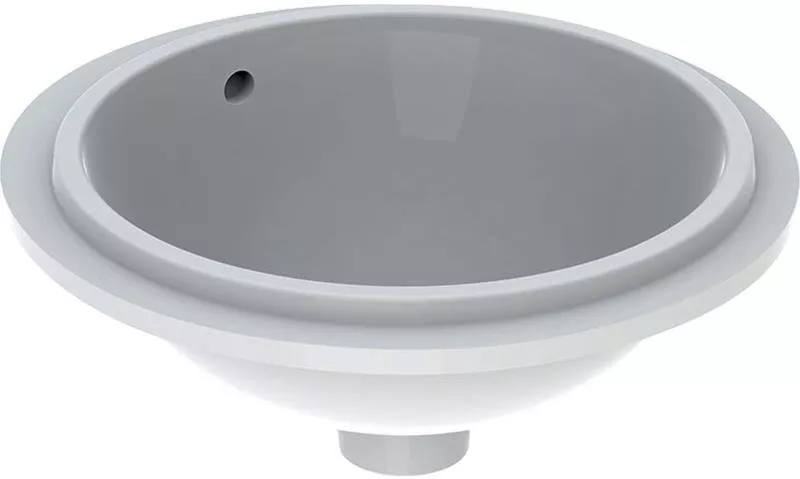 

500.744.01.2 Geberit VariForm Раковина с установкой под столешницу круглой формы, D1=33 см, без отв. под смеситель, с переливом
